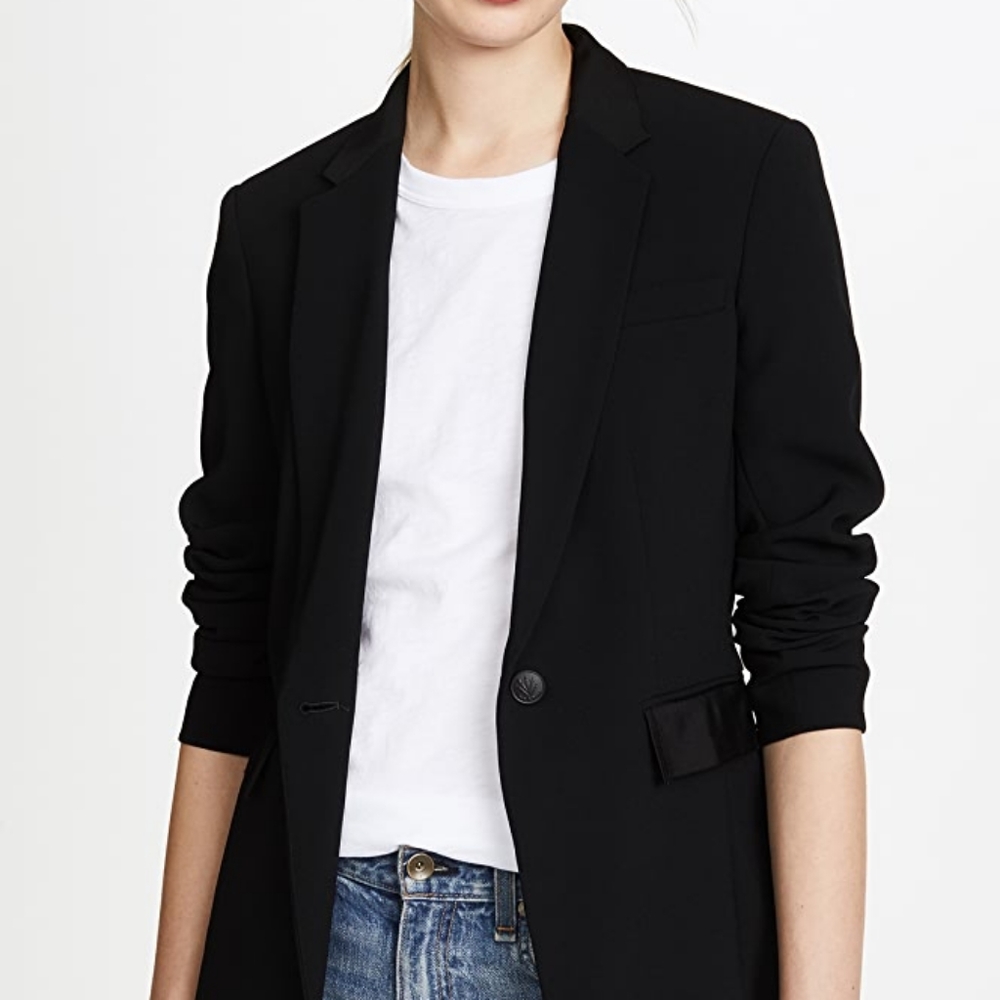 Rag & bone textured tailored blazer women's sz 0
